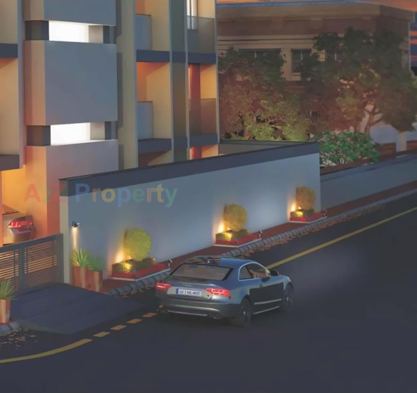 3D Elevation of real estate project Maan Two located at Chhadawad, Ahmedabad, Gujarat