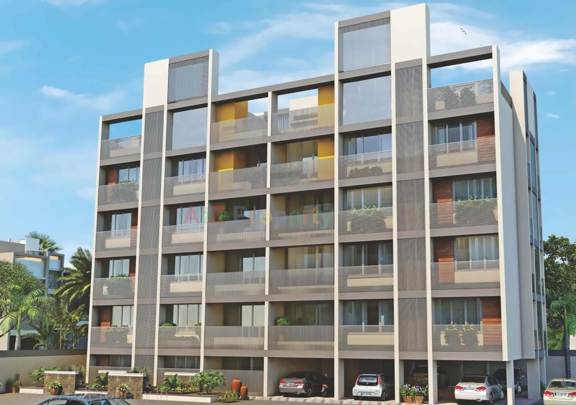 3D Elevation of real estate project Maan Two located at Chhadawad, Ahmedabad, Gujarat