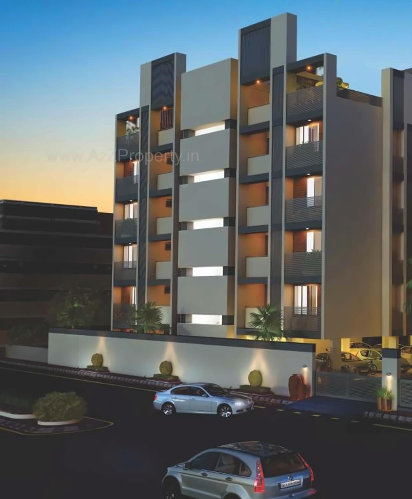 3D Elevation of real estate project Maan Two located at Chhadawad, Ahmedabad, Gujarat