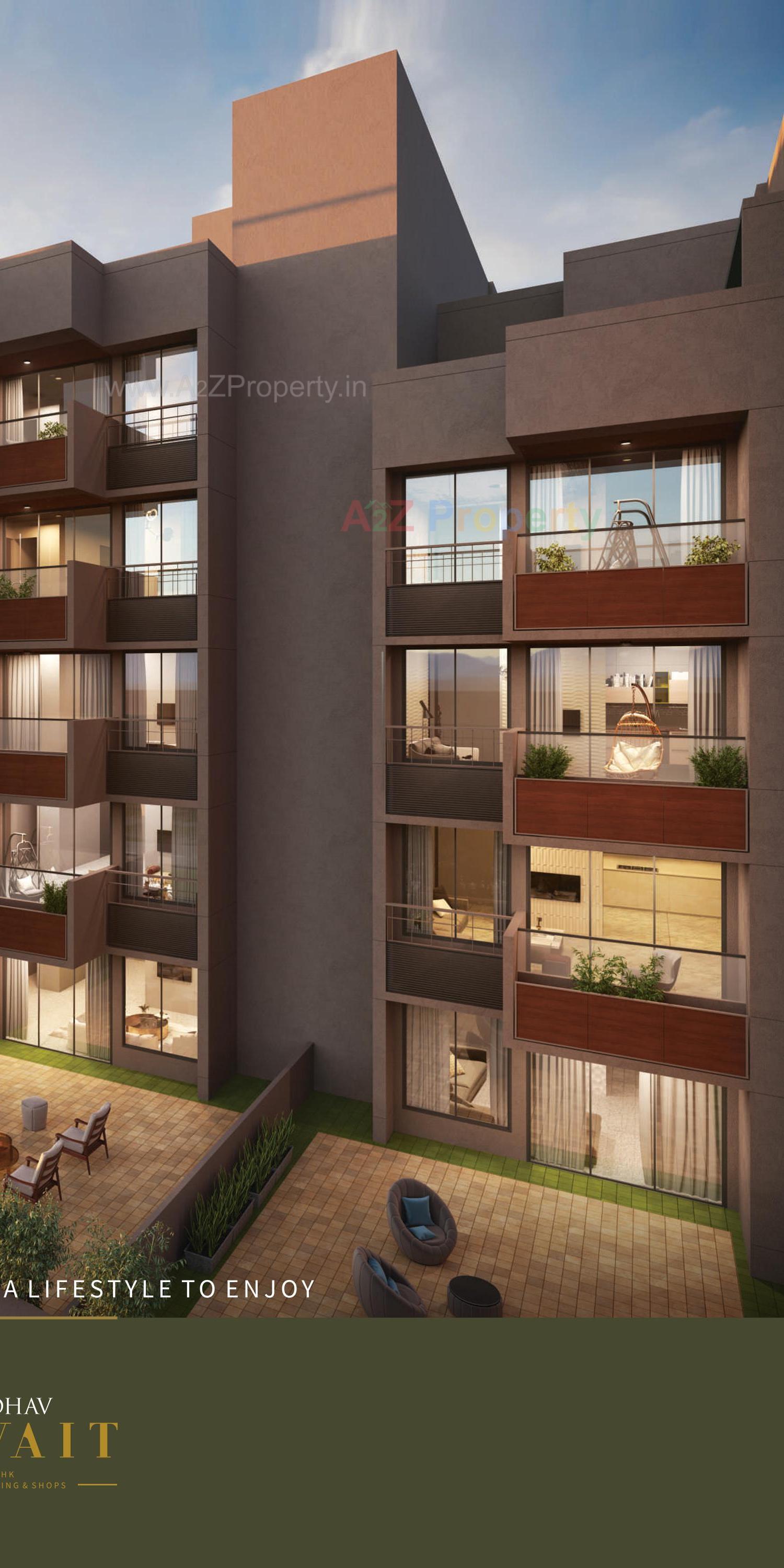 3D Elevation of real estate project Madhav Advait located at Ahmedabad, Ahmedabad, Gujarat