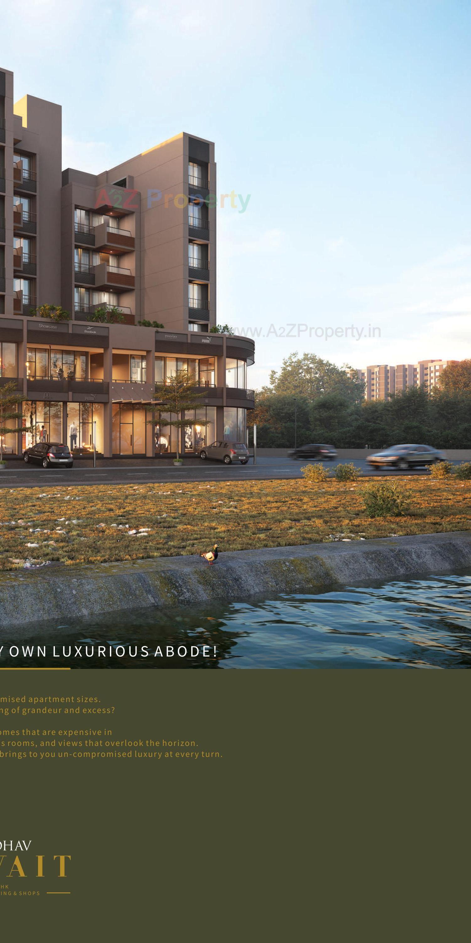 3D Elevation of real estate project Madhav Advait located at Ahmedabad, Ahmedabad, Gujarat