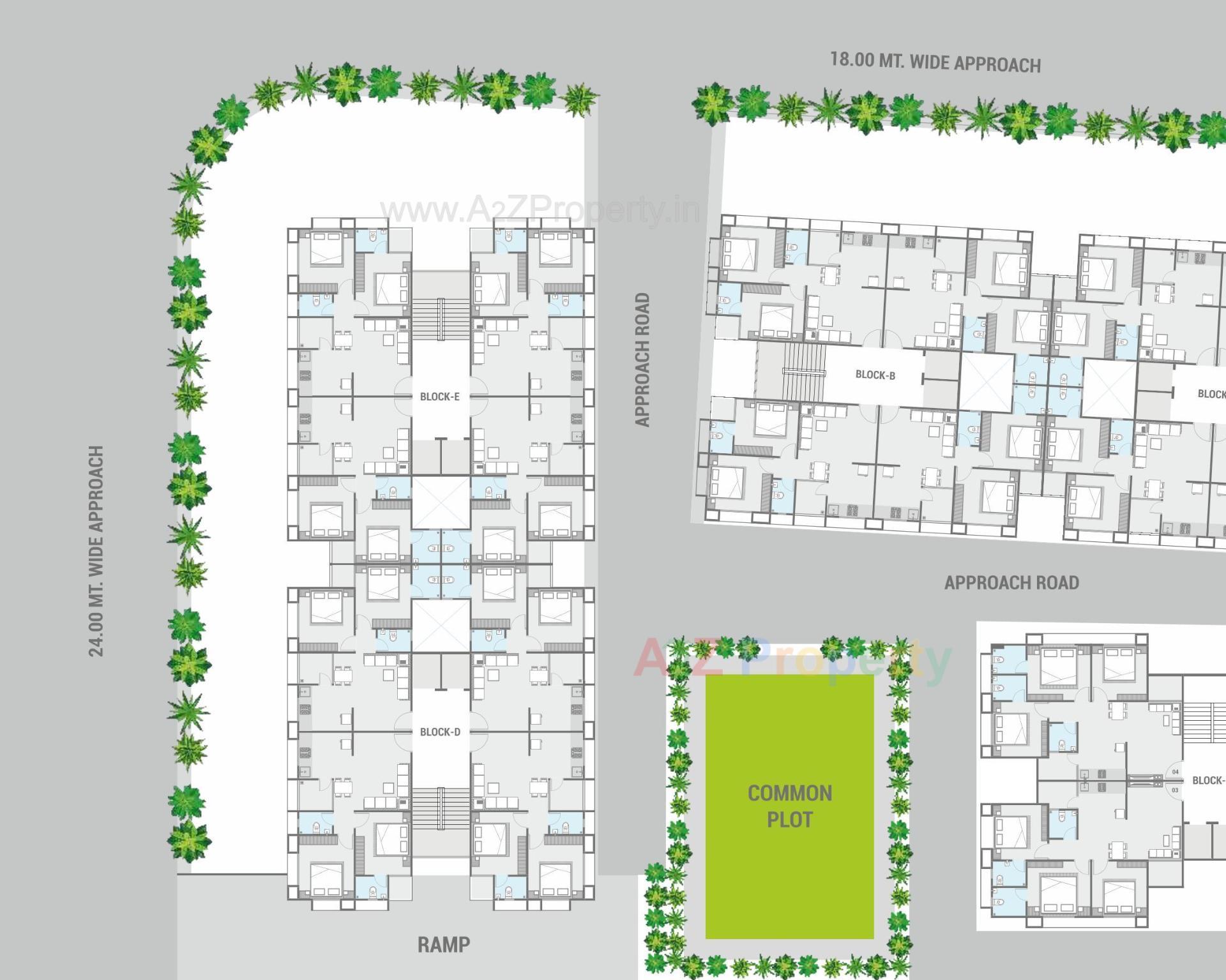 Layout of real estate project Madhav Ananta located at Ahmedabad, Ahmedabad, Gujarat