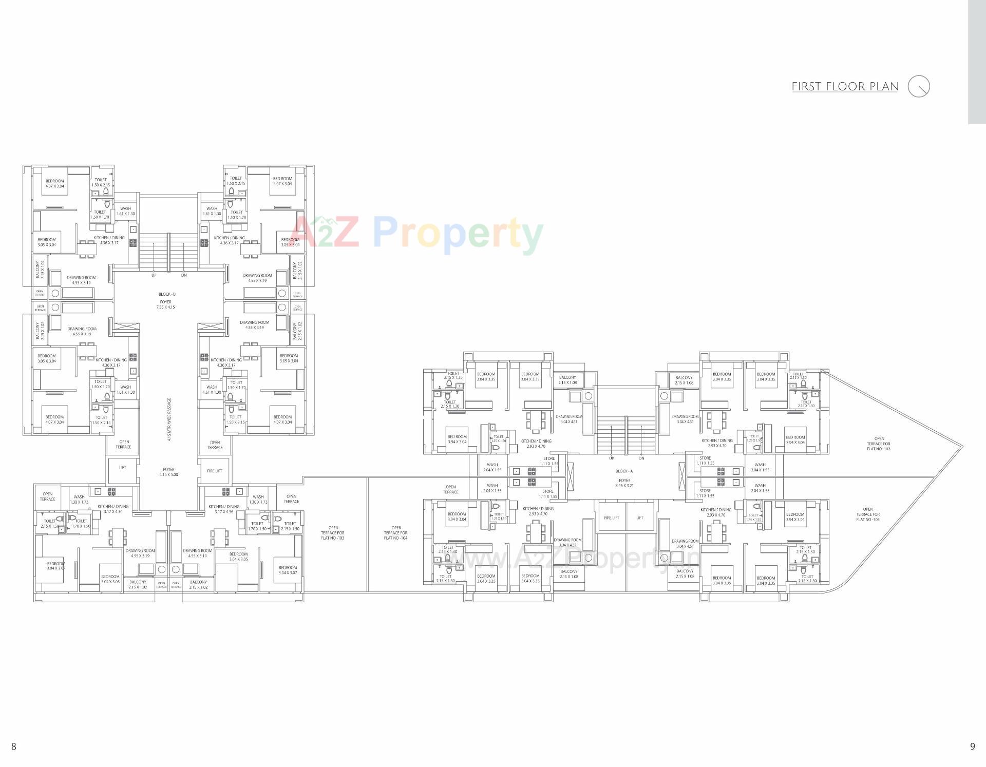 Layout of real estate project Madhav Heights located at Chenpur, Ahmedabad, Gujarat