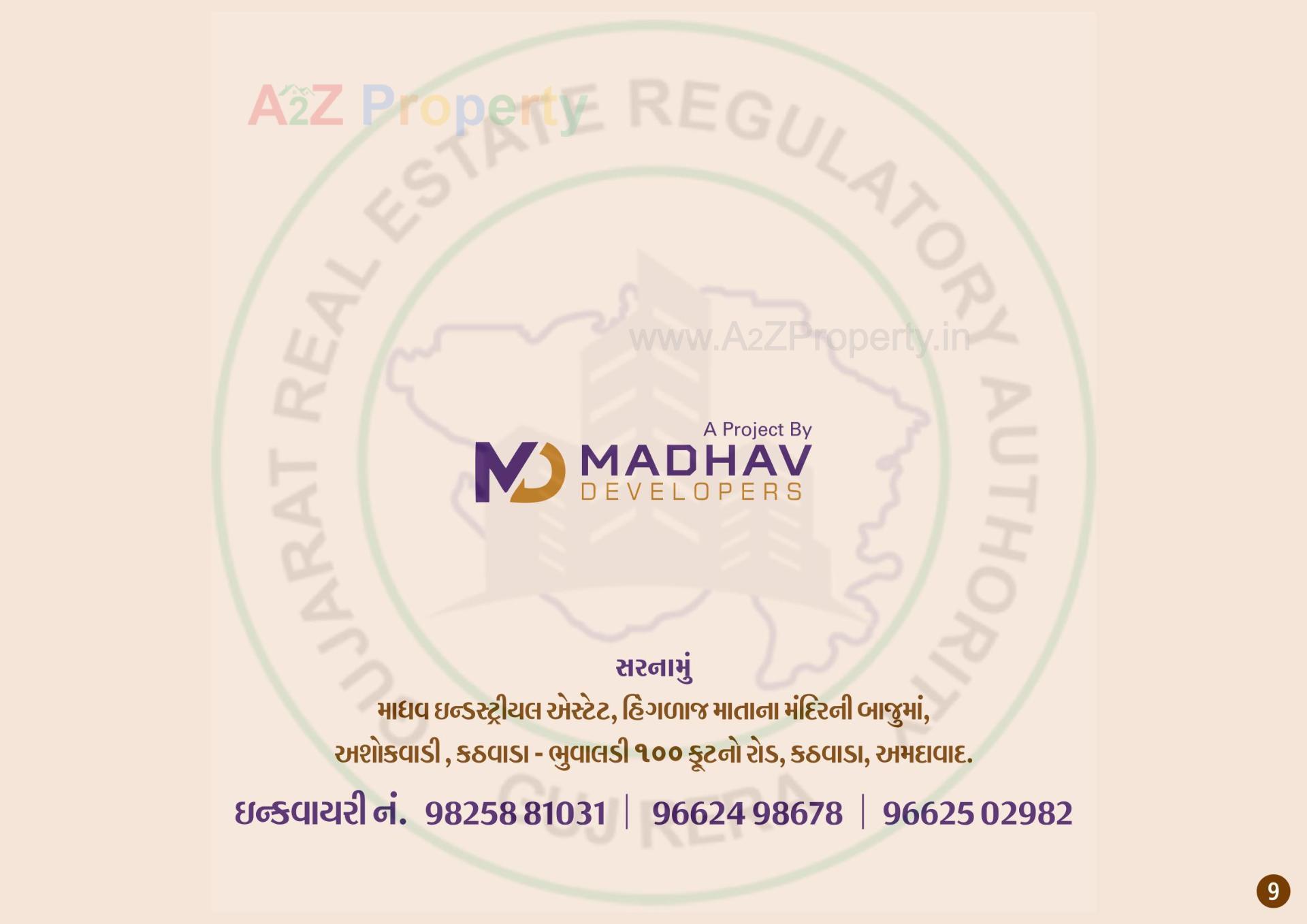  of real estate project Madhav Industrial Estate located at Kathwada, Ahmedabad, Gujarat