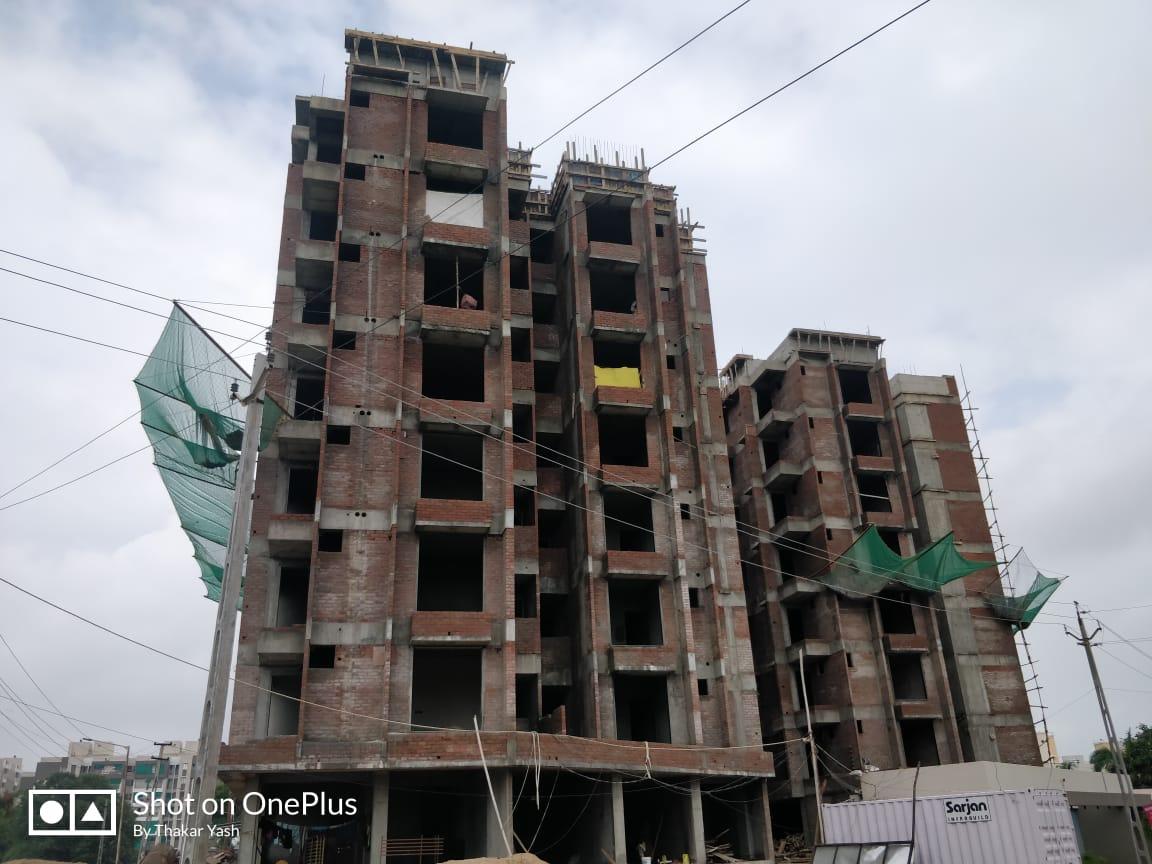 184390_const of real estate project Madhav Residency located at Ghuma, Ahmedabad, Gujarat