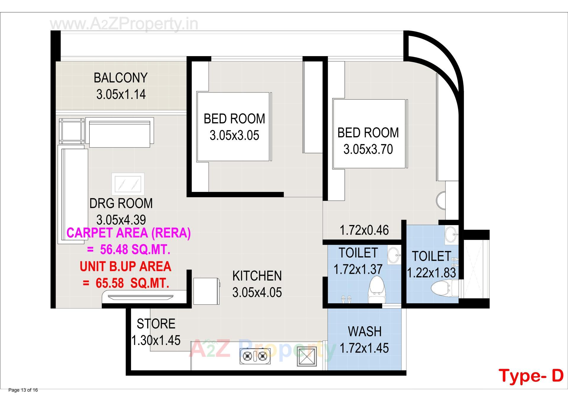 Layout of real estate project Madhav Sureel located at Singarva, Ahmedabad, Gujarat