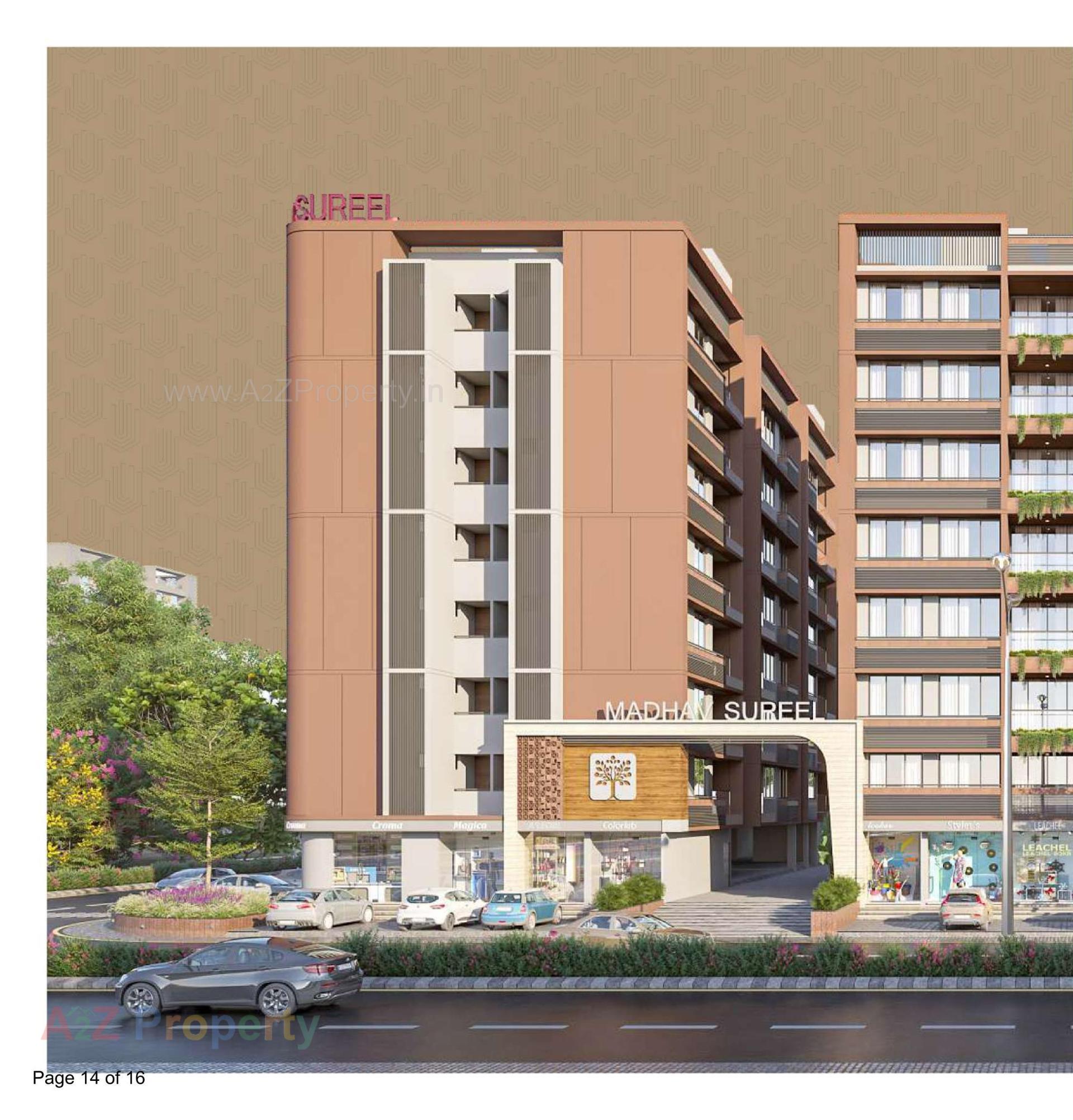 3D Elevation of real estate project Madhav Sureel located at Singarva, Ahmedabad, Gujarat