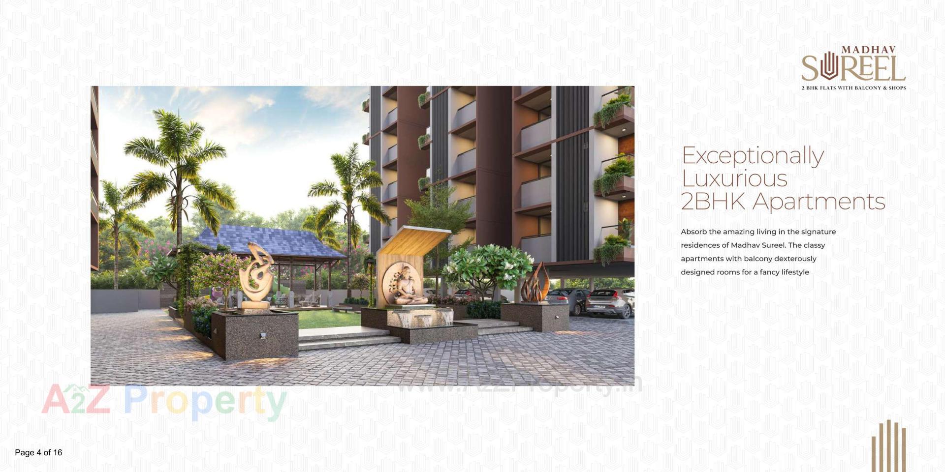 3D Elevation of real estate project Madhav Sureel located at Singarva, Ahmedabad, Gujarat