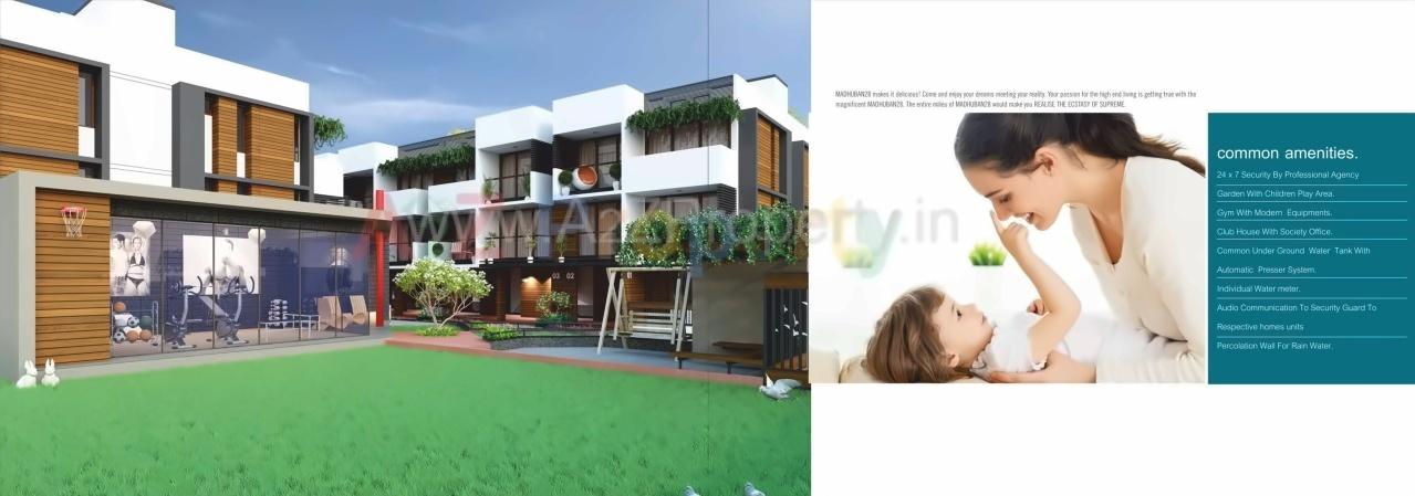 3D Elevation of real estate project Madhuban located at Chharodi, Ahmedabad, Gujarat