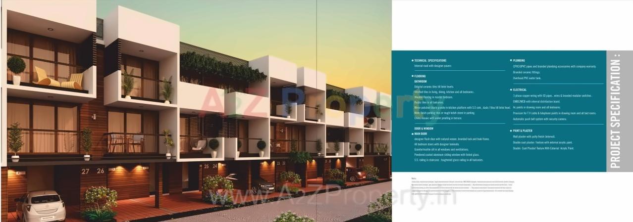 3D Elevation of real estate project Madhuban located at Chharodi, Ahmedabad, Gujarat