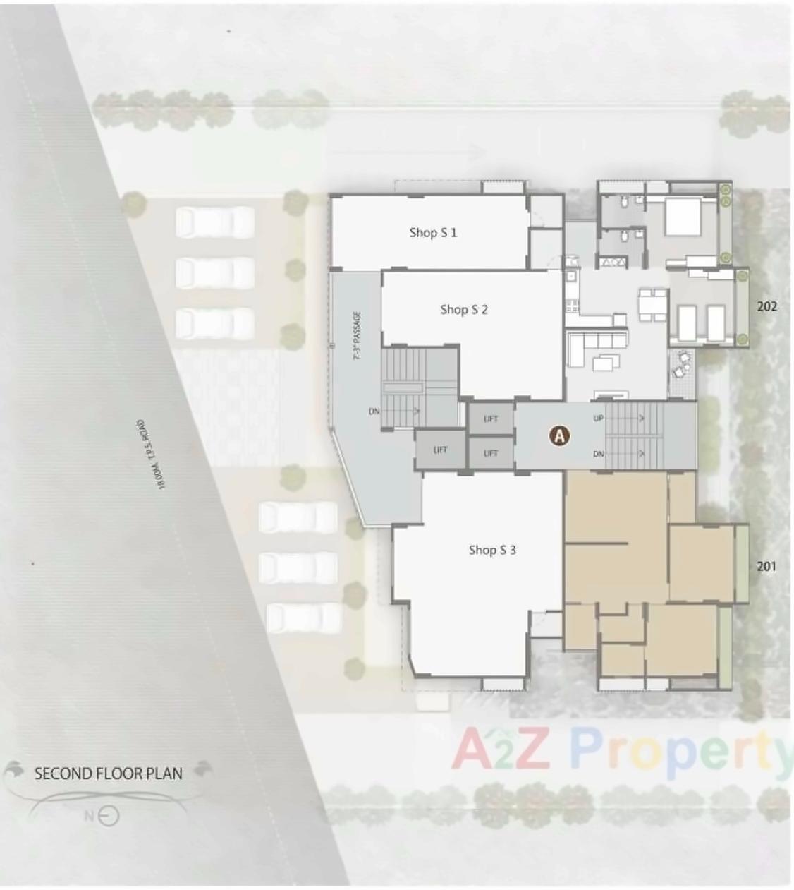 Layout of real estate project Madhuban located at Vadaj, Ahmedabad, Gujarat