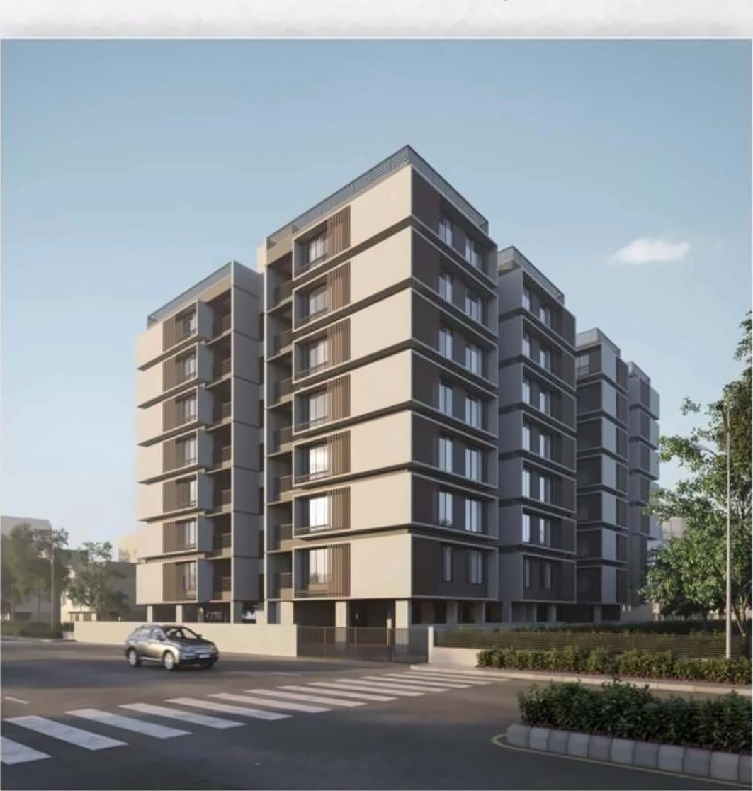 3D Elevation of real estate project Madhuban located at Vadaj, Ahmedabad, Gujarat