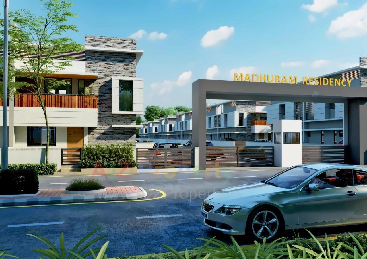 3D Elevation of real estate project Madhuram Residency located at Viramgam, Ahmedabad, Gujarat