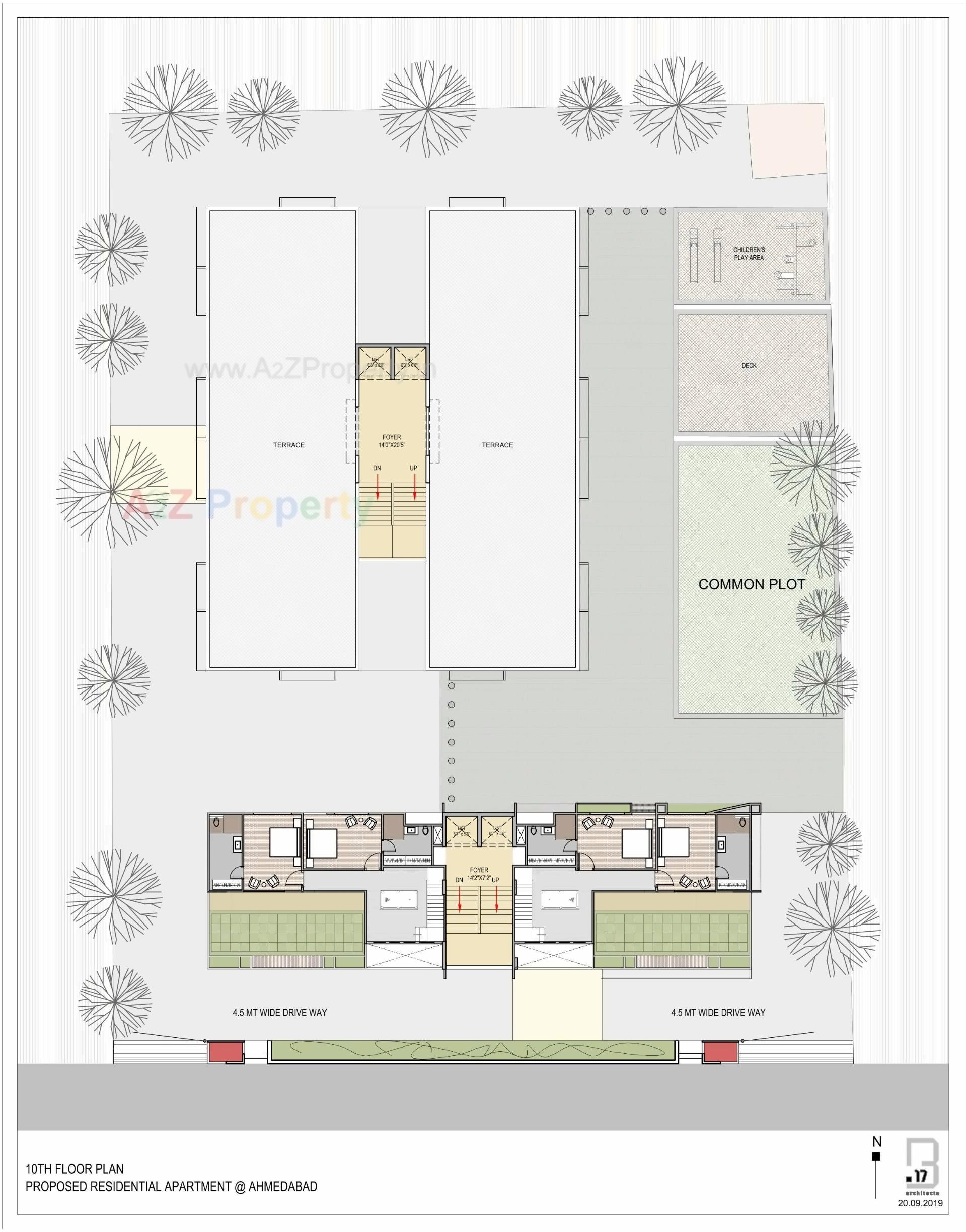 Layout of real estate project Madhuvan located at Ahmedabad, Ahmedabad, Gujarat