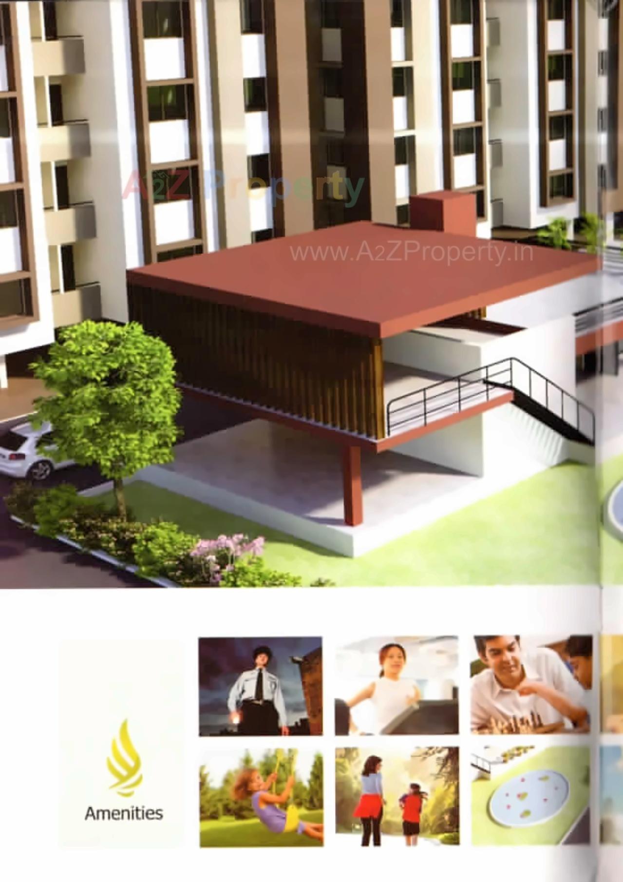 3D Elevation of real estate project Madhuvan Glory Block F , , J located at Naroda, Ahmedabad, Gujarat