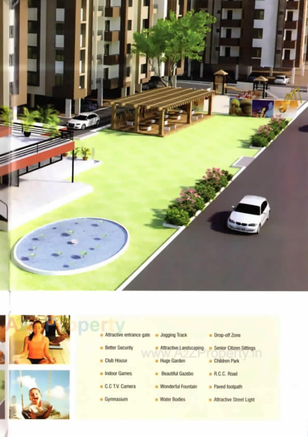 3D Elevation of real estate project Madhuvan Glory Block F , , J located at Naroda, Ahmedabad, Gujarat