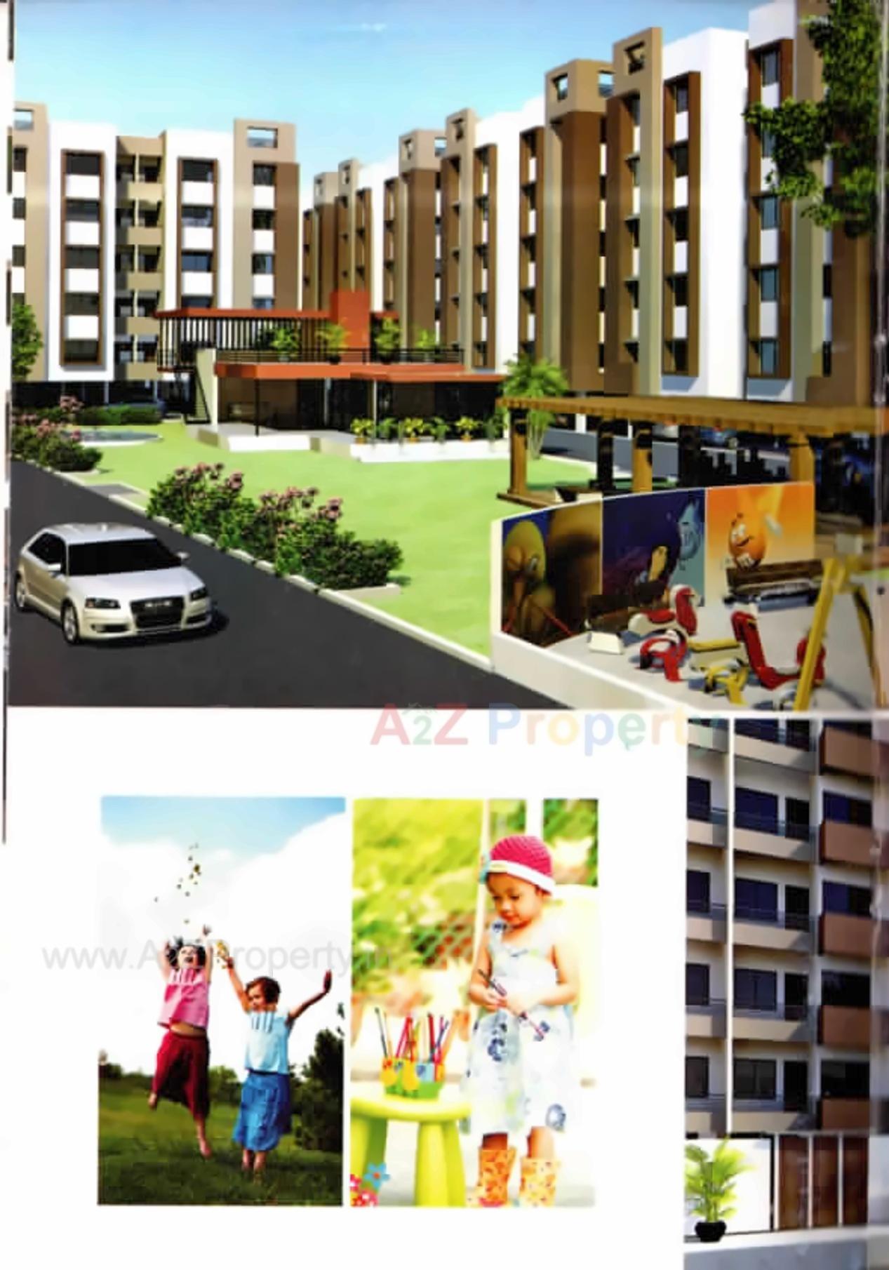 3D Elevation of real estate project Madhuvan Glory Block F , , J located at Naroda, Ahmedabad, Gujarat