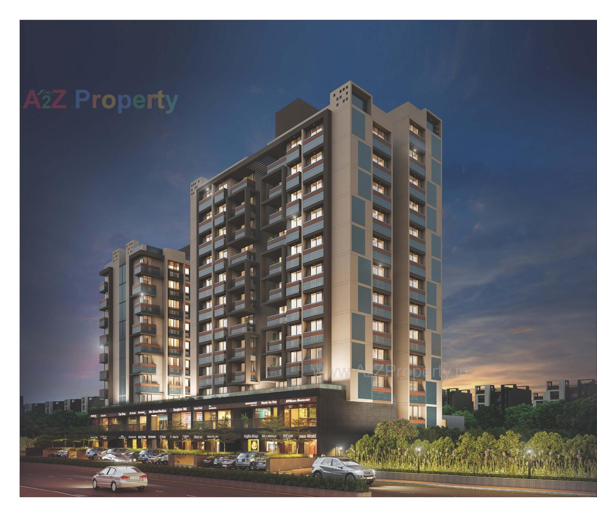 3D Elevation of real estate project Magnate Icon located at Ahmedabad, Ahmedabad, Gujarat