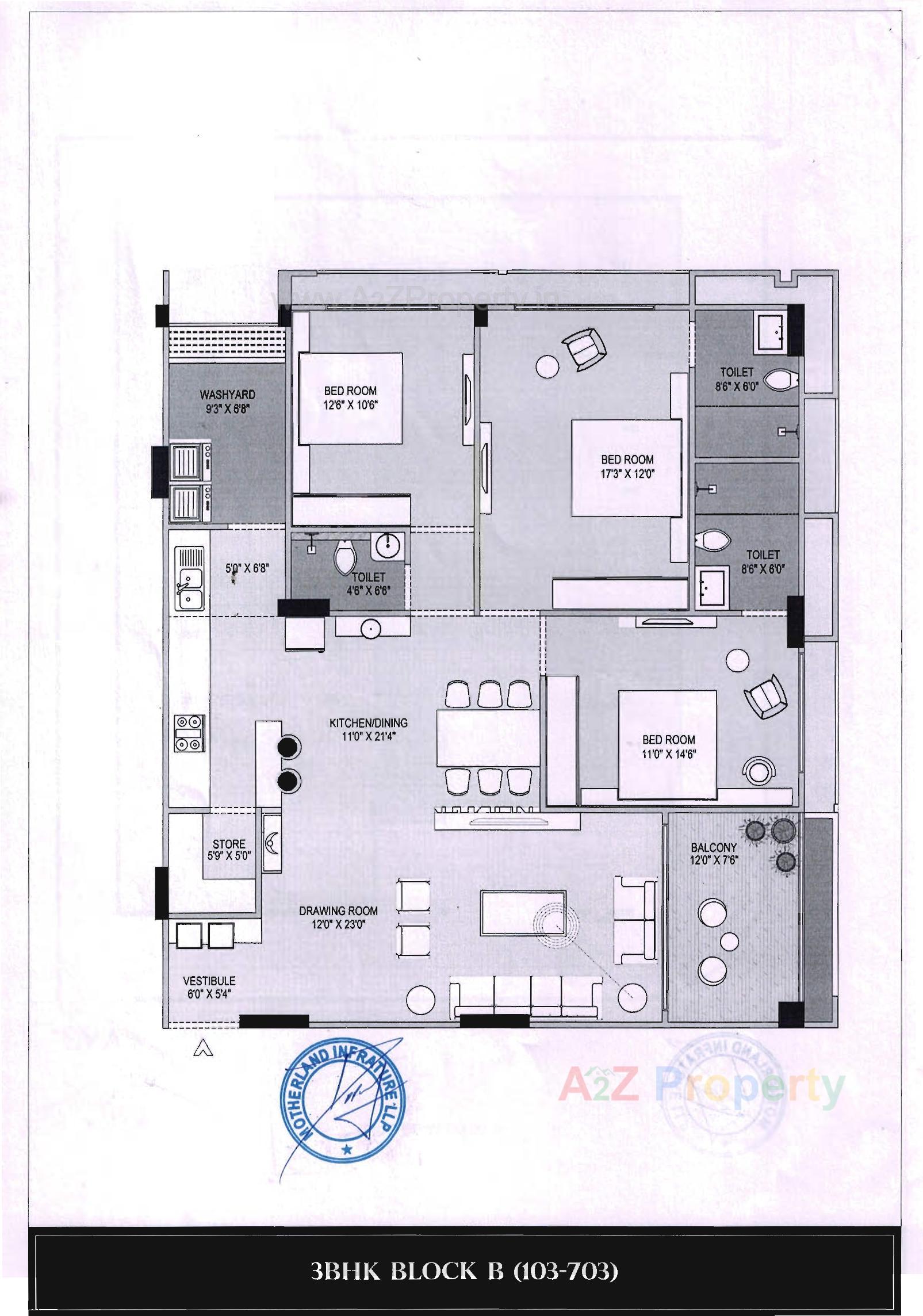 Layout of real estate project Magnate Impression located at Hebatpur, Ahmedabad, Gujarat