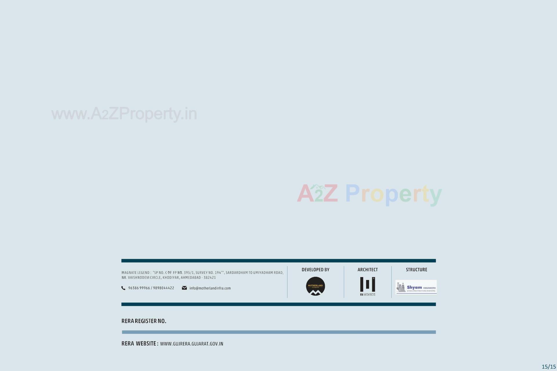  of real estate project Magnate Legend located at Khodiyar Gam, Ahmedabad, Gujarat