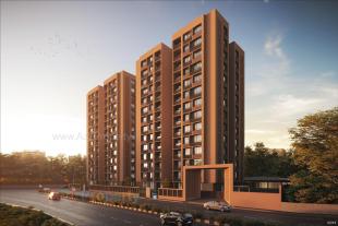 Elevation of real estate project Magnate Legend located at Khodiyar Gam, Ahmedabad, Gujarat