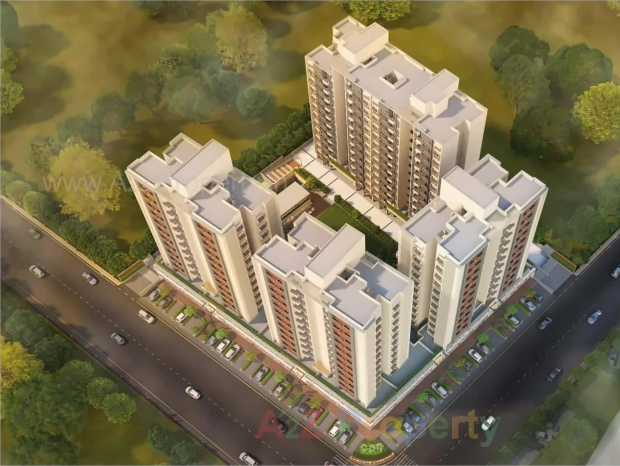 3D Elevation of real estate project Magnate Lifestyle located at Khodiyar, Ahmedabad, Gujarat
