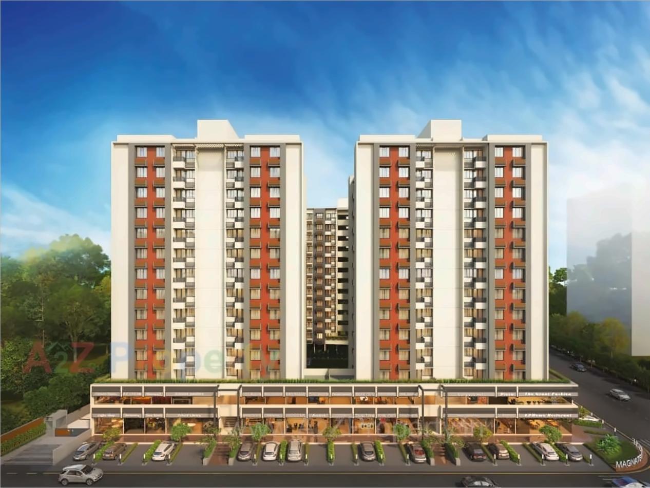 3D Elevation of real estate project Magnate Lifestyle located at Khodiyar, Ahmedabad, Gujarat