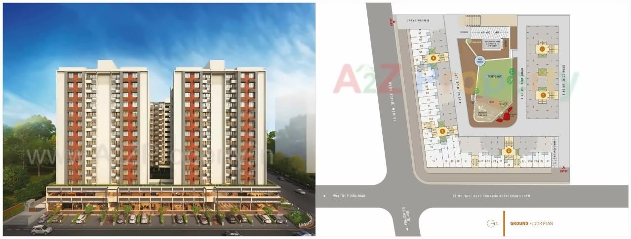  of real estate project Magnate Lifestyle located at Khodiyar, Ahmedabad, Gujarat