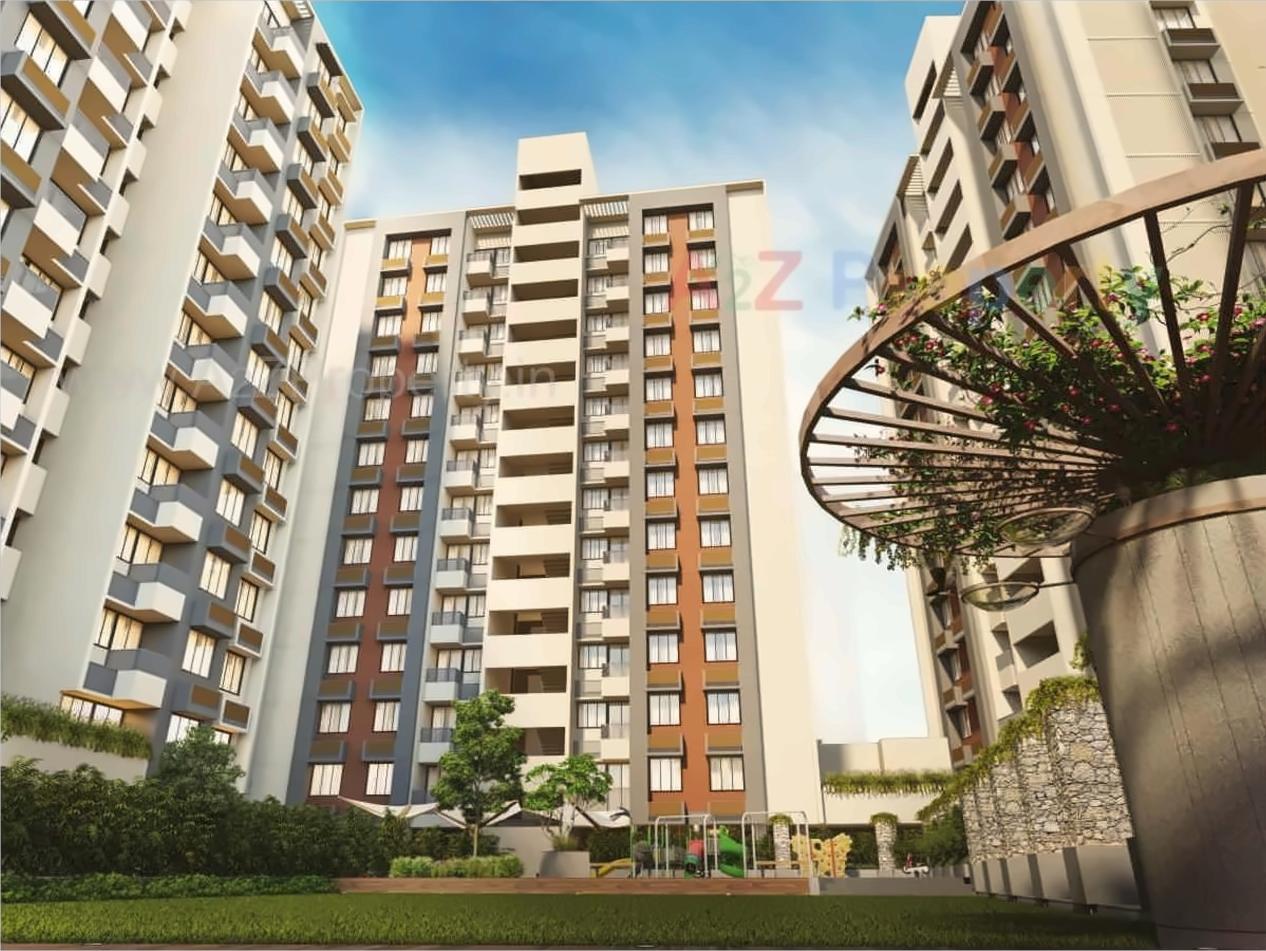 3D Elevation of real estate project Magnate Lifestyle located at Khodiyar, Ahmedabad, Gujarat