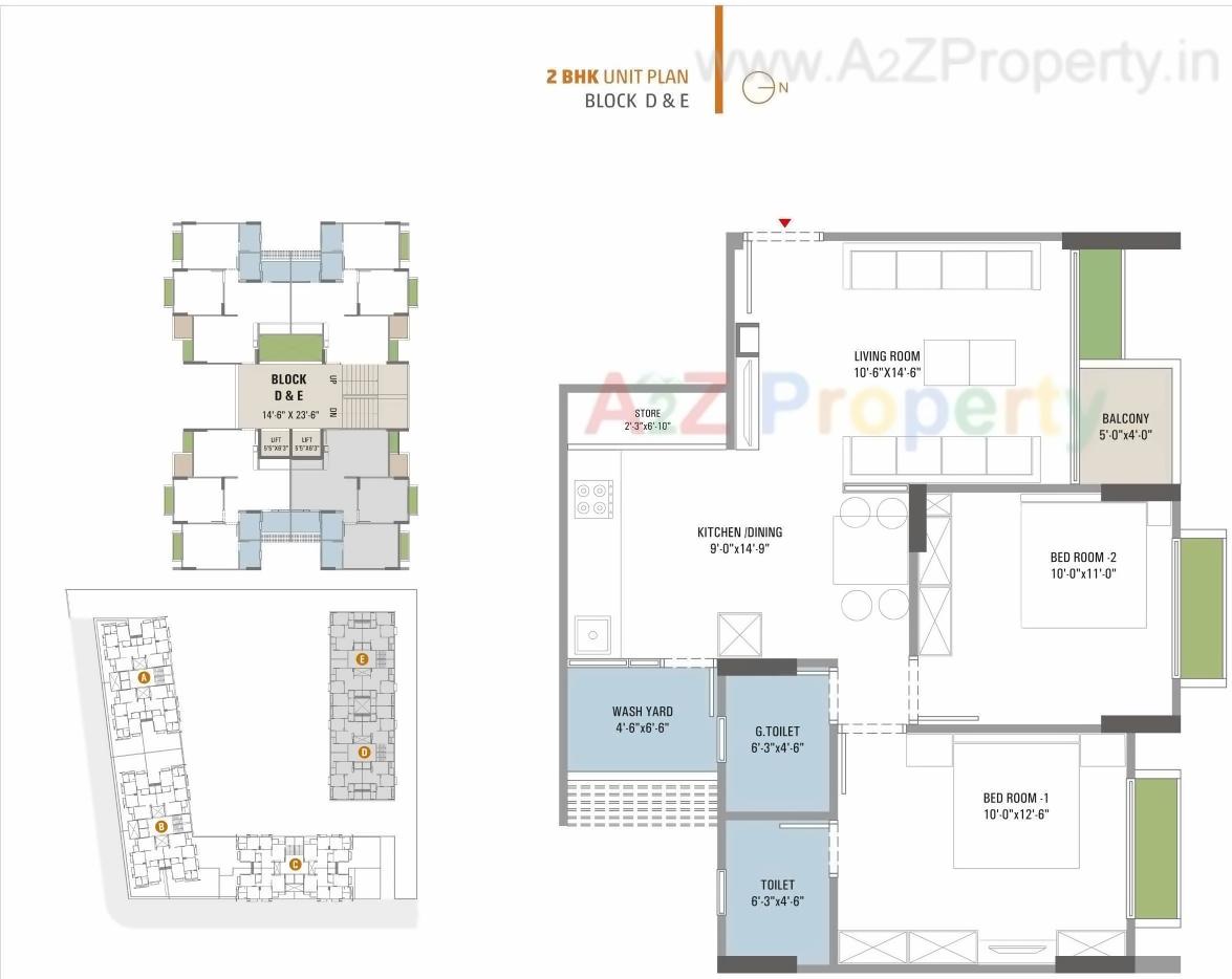 Layout of real estate project Magnate Lifestyle located at Khodiyar, Ahmedabad, Gujarat