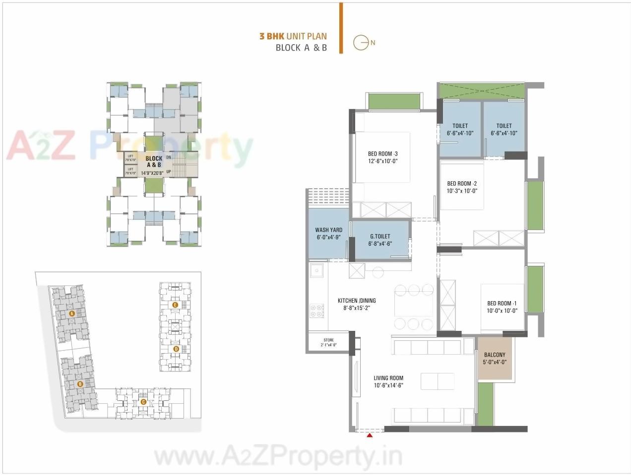 Layout of real estate project Magnate Lifestyle located at Khodiyar, Ahmedabad, Gujarat