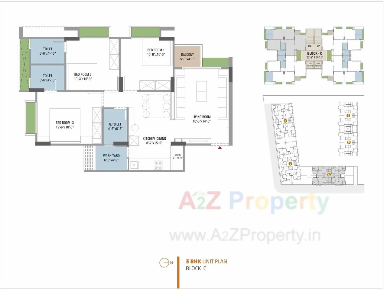 Layout of real estate project Magnate Lifestyle located at Khodiyar, Ahmedabad, Gujarat