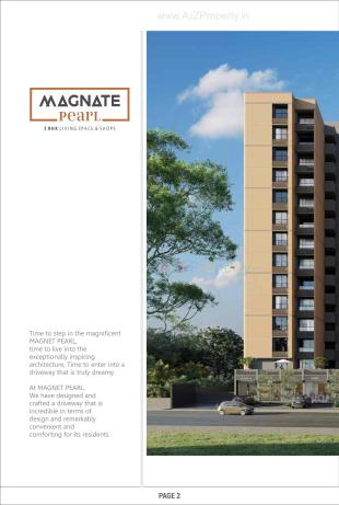 Elevation of real estate project Magnate Pearl located at Chenpur, Ahmedabad, Gujarat