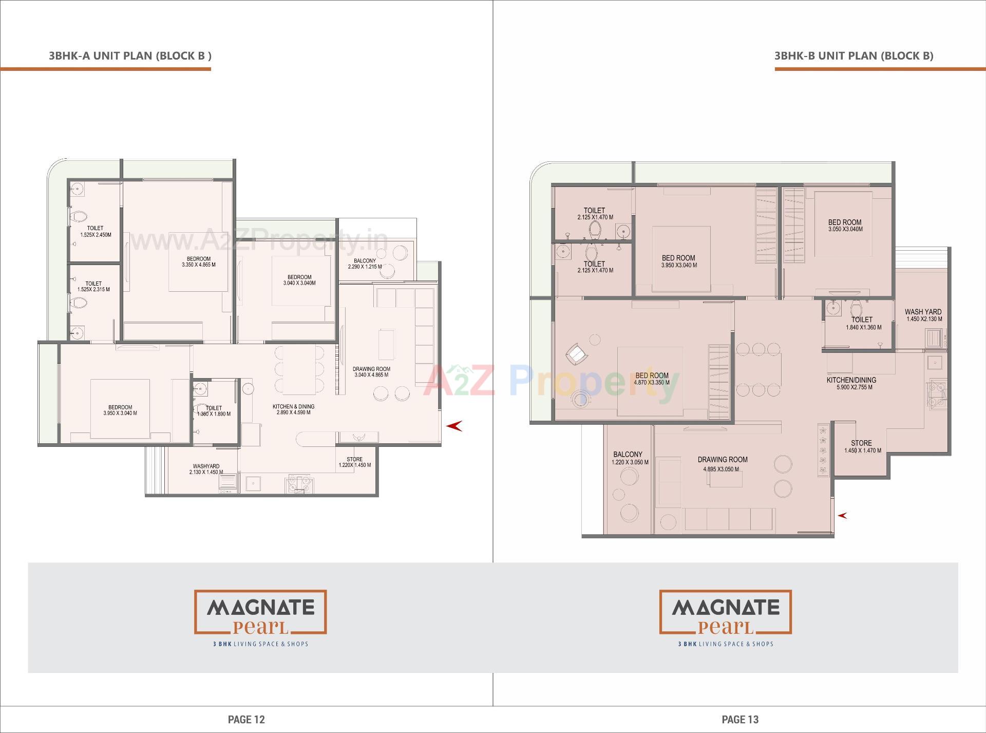 Layout of real estate project Magnate Pearl located at Chenpur, Ahmedabad, Gujarat