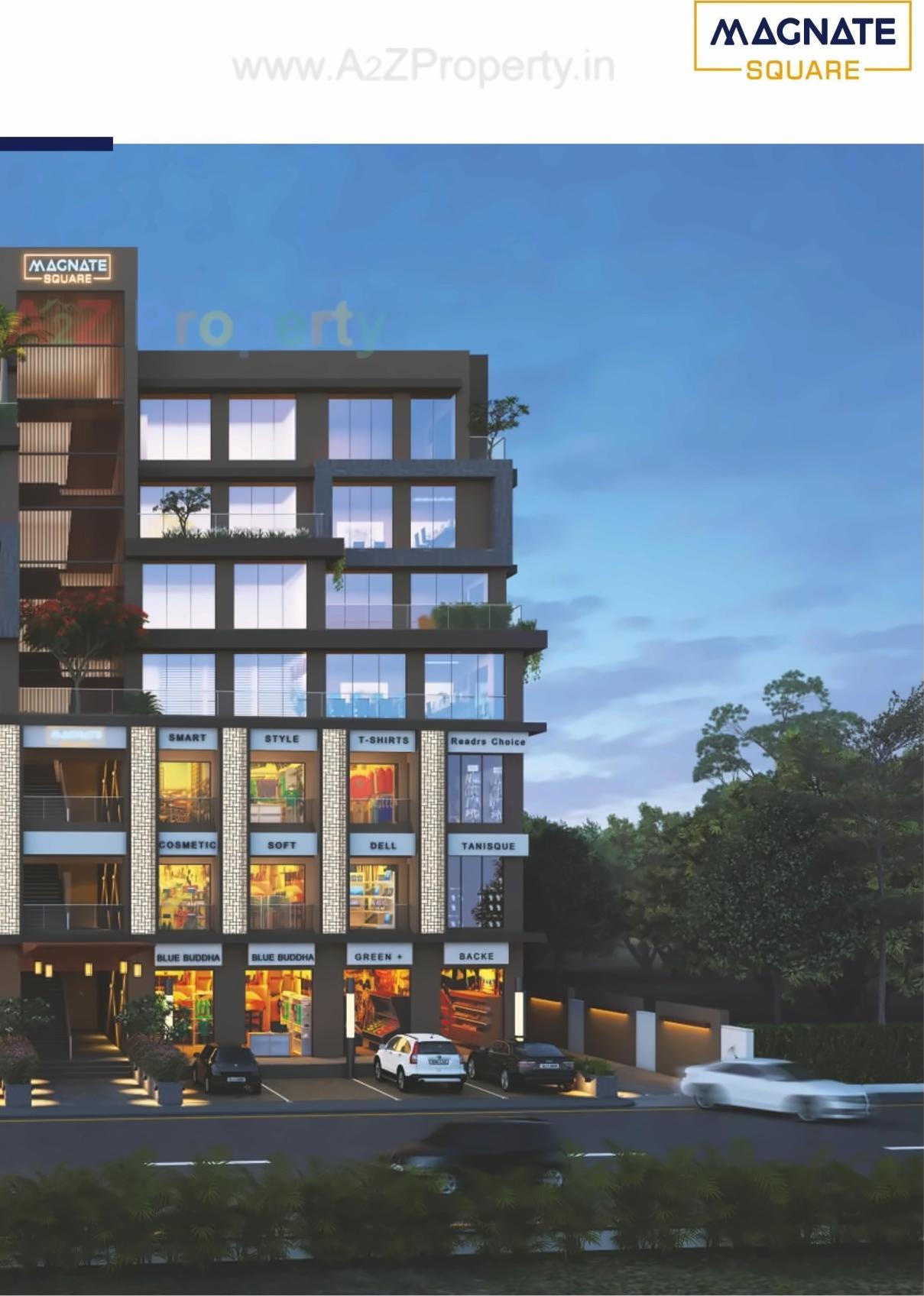 3D Elevation of real estate project Magnate Square located at Ahmedabad, Ahmedabad, Gujarat