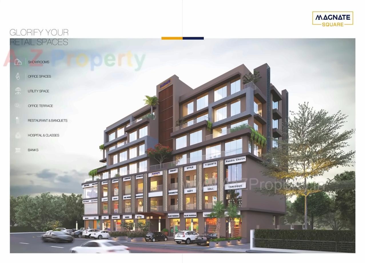 3D Elevation of real estate project Magnate Square located at Ahmedabad, Ahmedabad, Gujarat