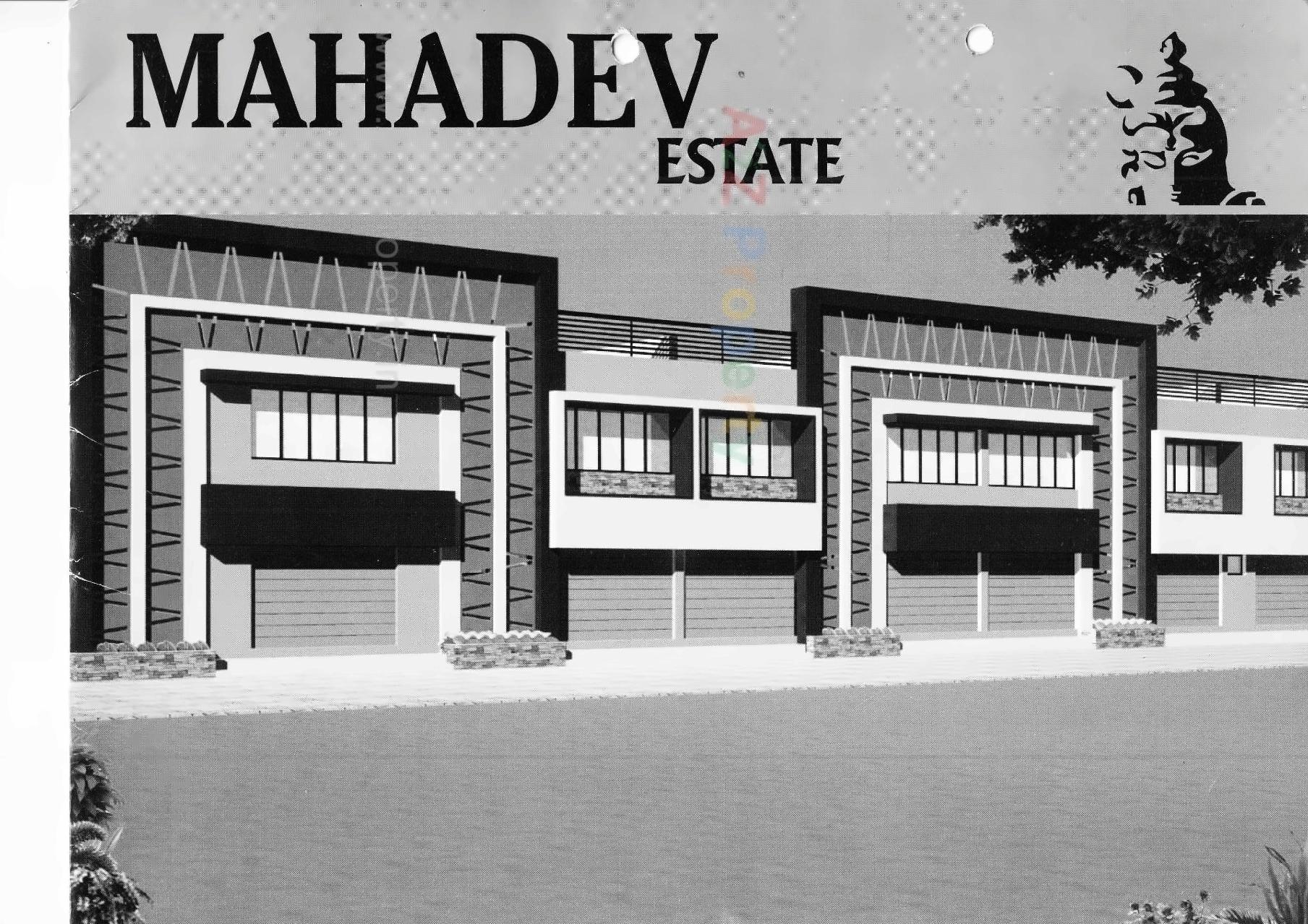 3D Elevation of real estate project Mahadev Estate located at Aslali, Ahmedabad, Gujarat