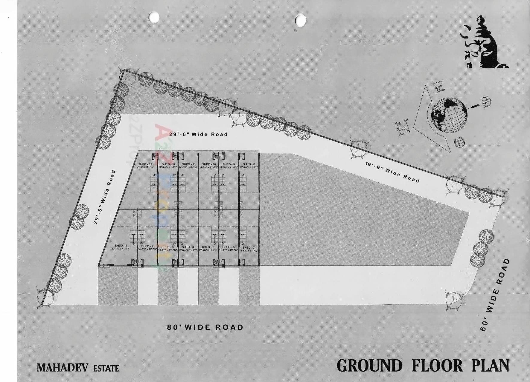  of real estate project Mahadev Estate located at Aslali, Ahmedabad, Gujarat