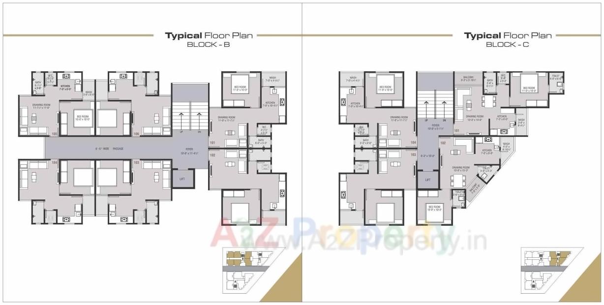 Layout of real estate project Mahadev Heights located at Ramol, Ahmedabad, Gujarat