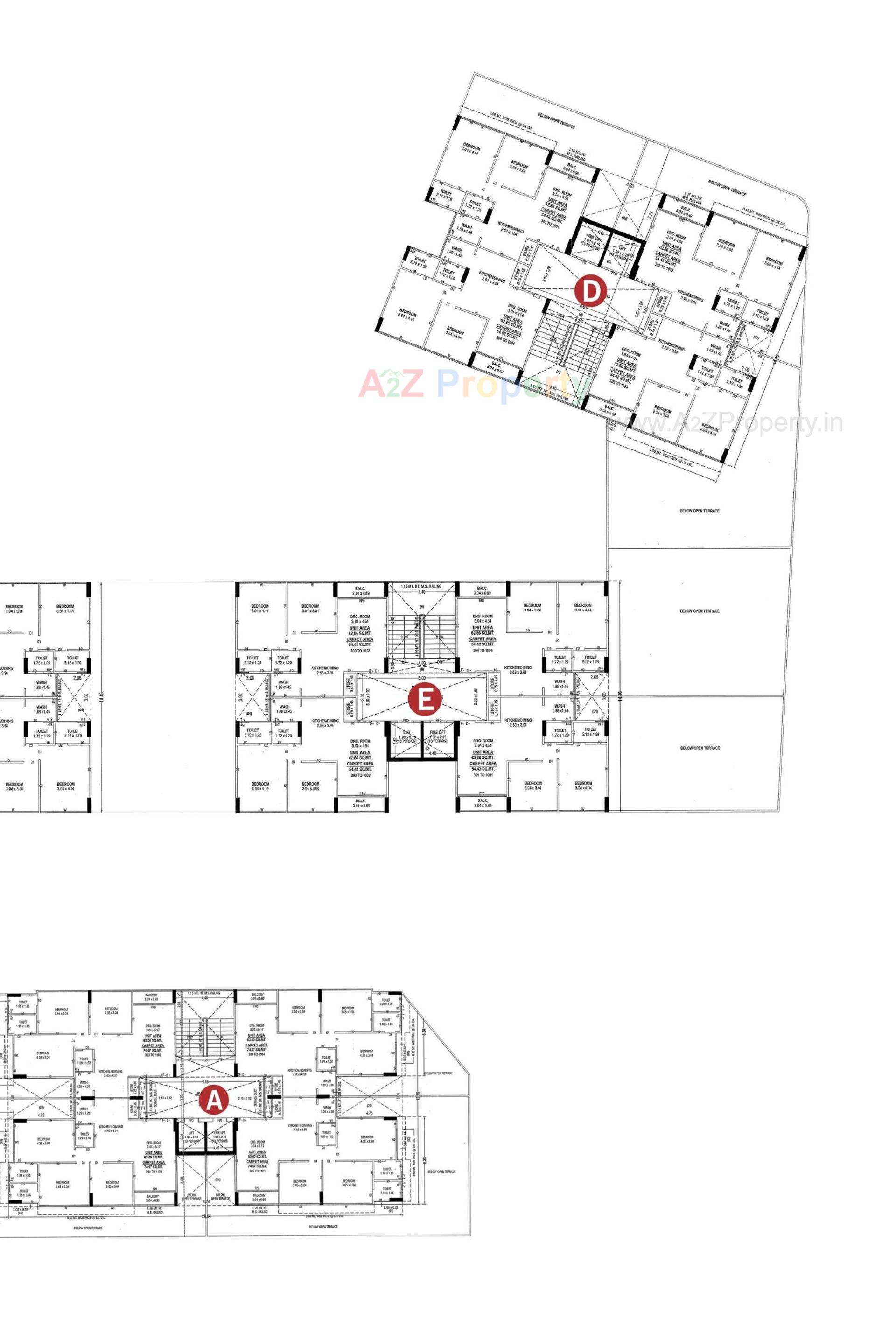 Layout of real estate project Mahadev Imperial located at Vastral, Ahmedabad, Gujarat