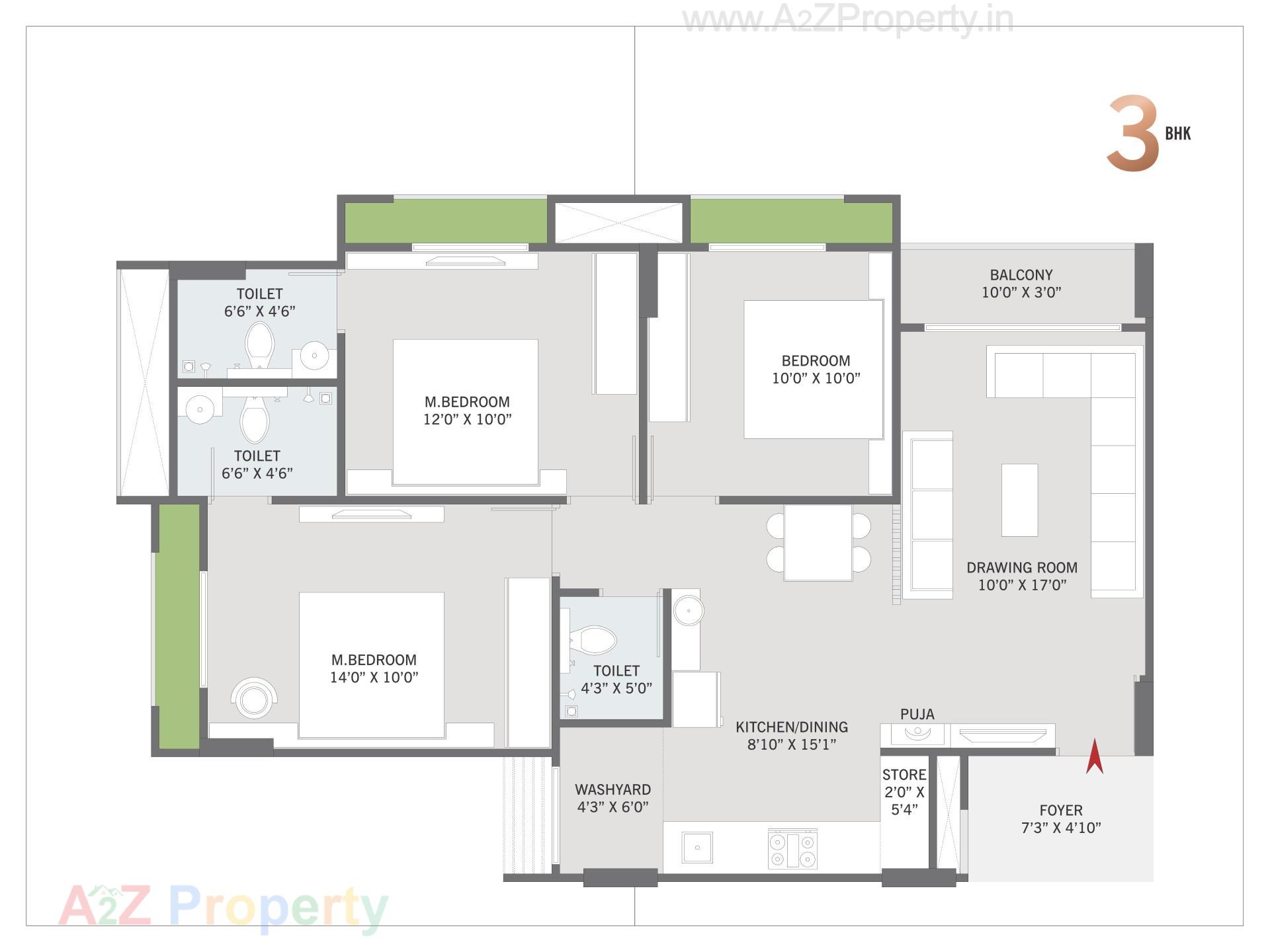 Layout of real estate project Mahadev Imperial located at Vastral, Ahmedabad, Gujarat