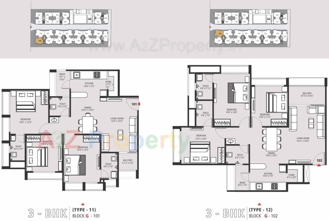 Layout of real estate project Mahadev Residency located at Ramol, Ahmedabad, Gujarat