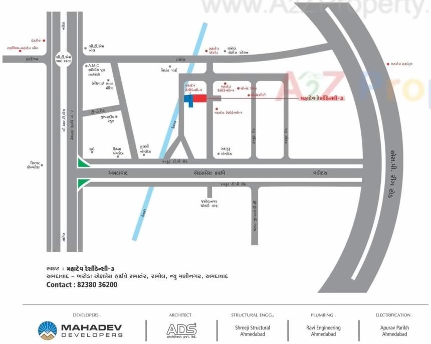  of real estate project Mahadev Residency located at Ramol, Ahmedabad, Gujarat