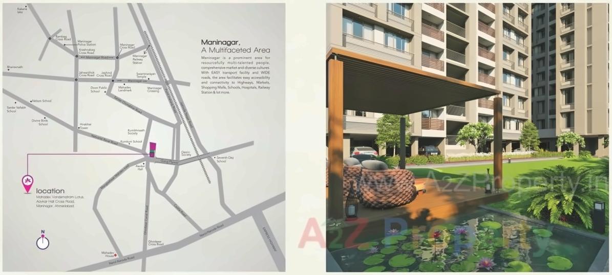  of real estate project Mahadev Vandemataram Lotus located at Rajpur-hirpur, Ahmedabad, Gujarat