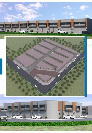 Elevation of real estate project Mahaveer Industrial Park located at Kathwada, Ahmedabad, Gujarat