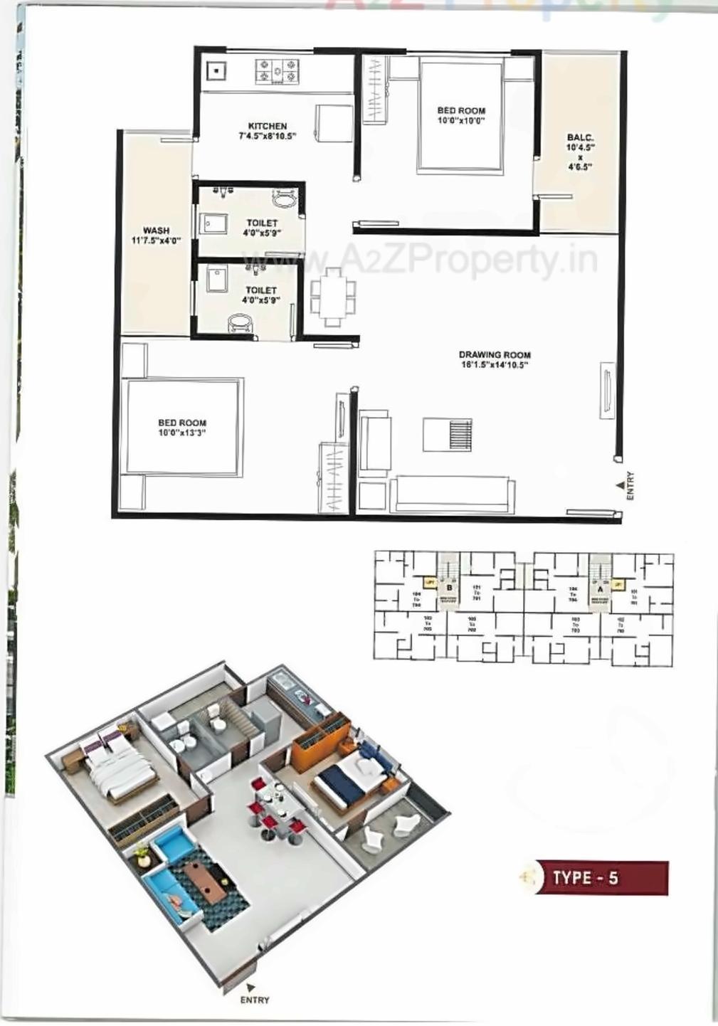Layout of real estate project Mahavir Status located at Nikol, Ahmedabad, Gujarat