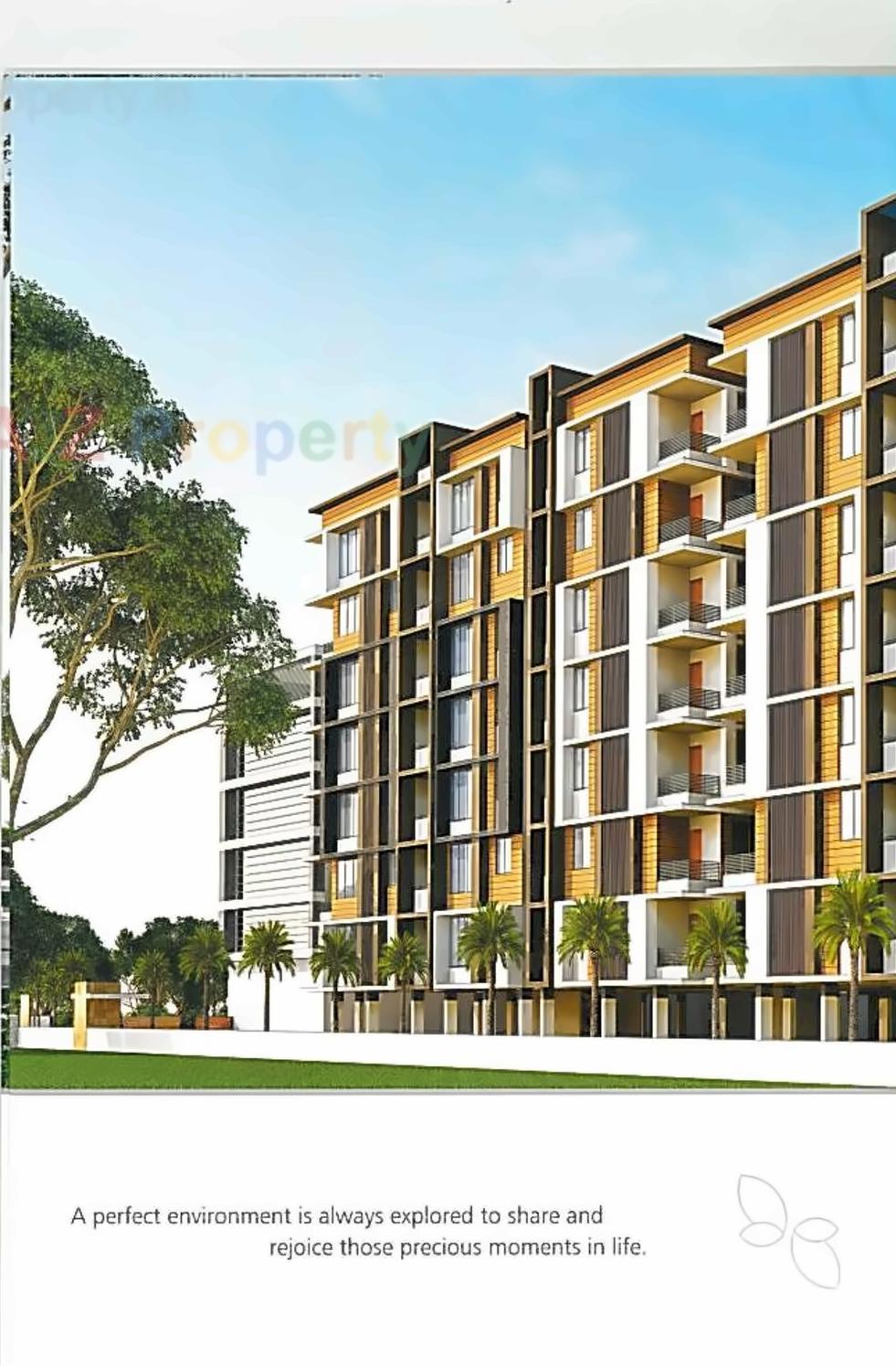 3D Elevation of real estate project Mahavir Status located at Nikol, Ahmedabad, Gujarat