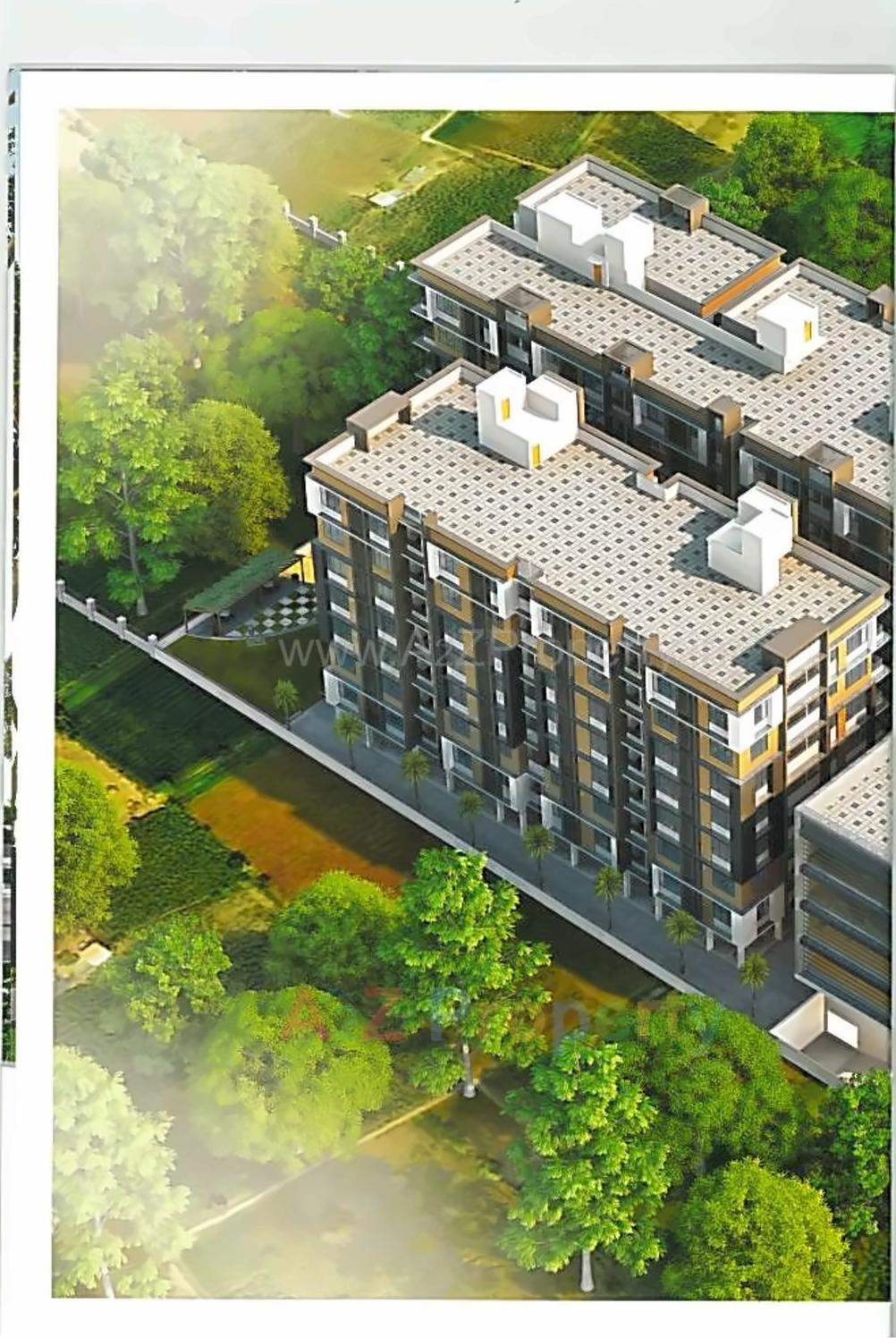 3D Elevation of real estate project Mahavir Status located at Nikol, Ahmedabad, Gujarat