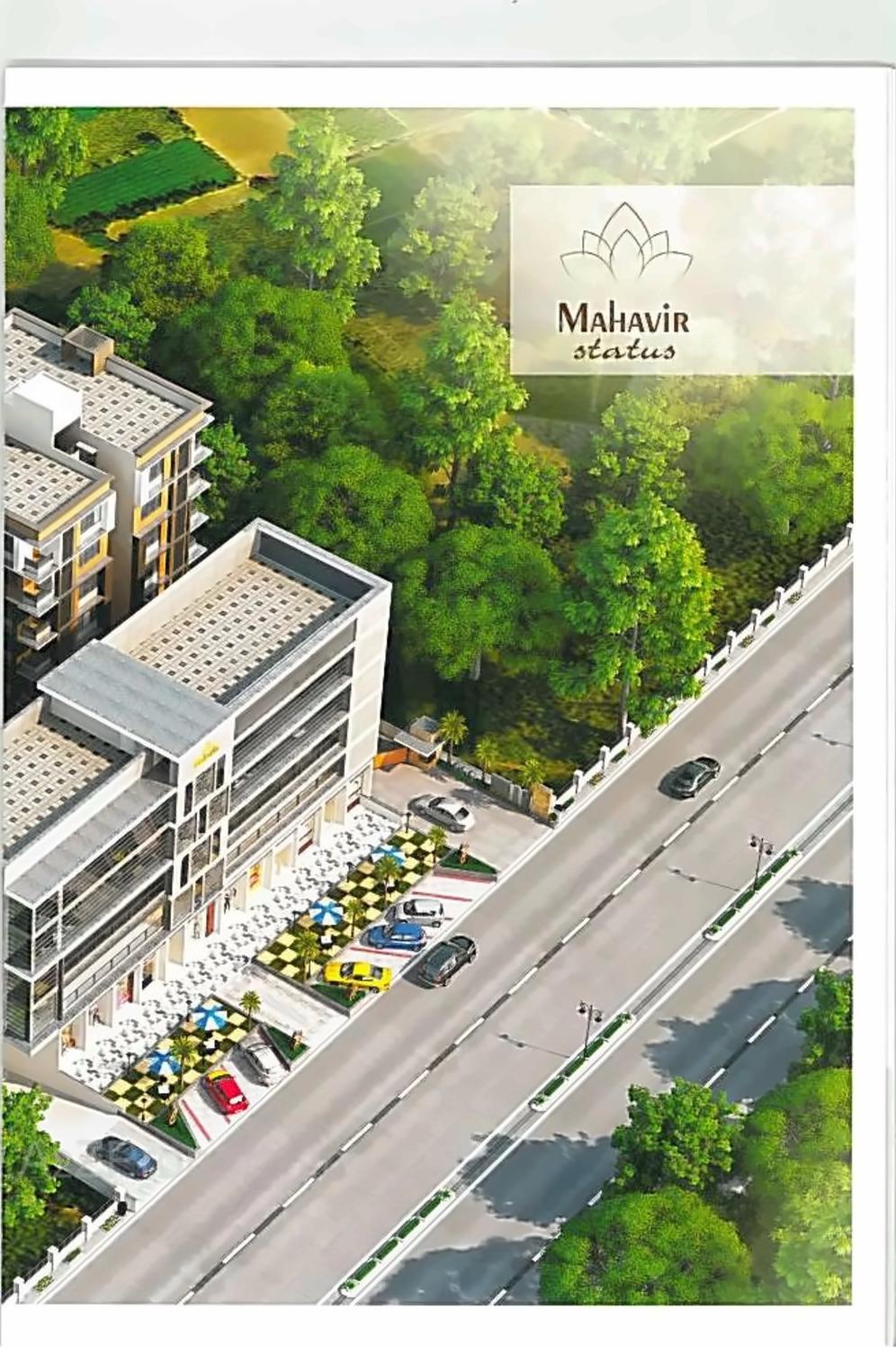 3D Elevation of real estate project Mahavir Status located at Nikol, Ahmedabad, Gujarat