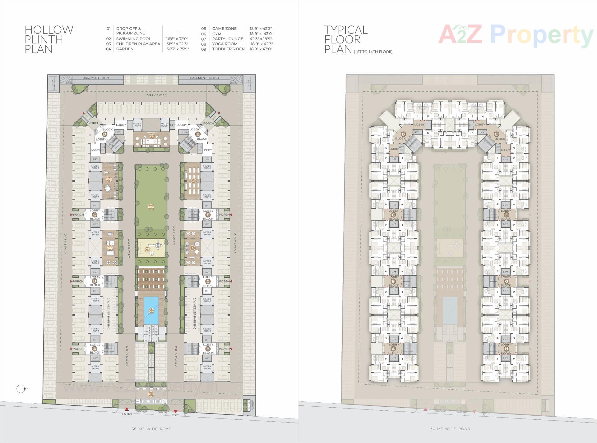 Layout of real estate project Maher Homes located at Shela, Ahmedabad, Gujarat